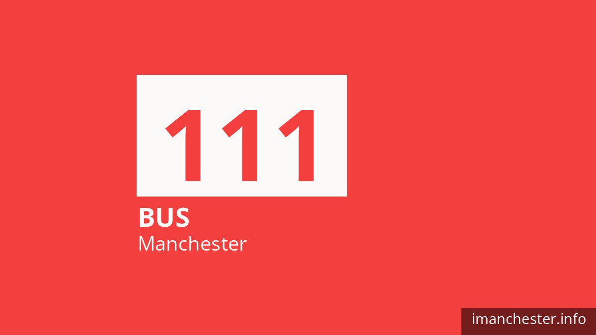 Bus route 111 in Manchester