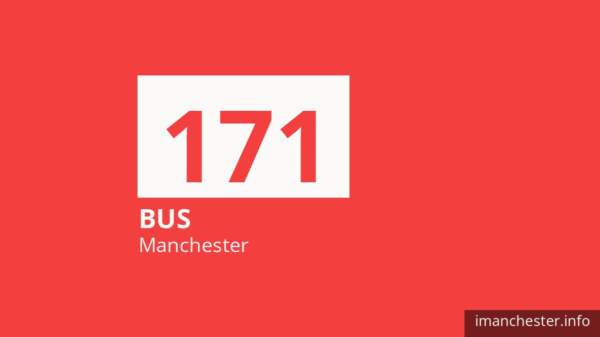Bus route 171 in Manchester