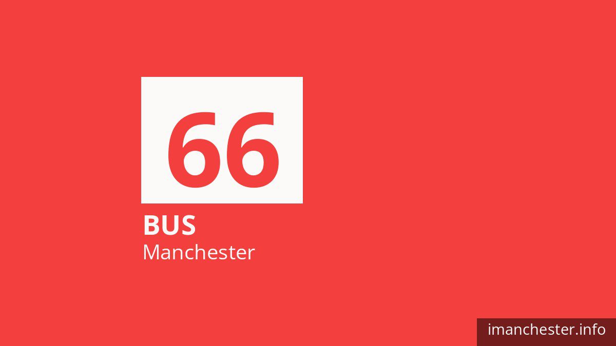 Bus route 66 in Manchester